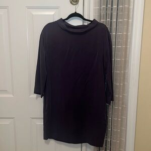 COS light suede grey dress